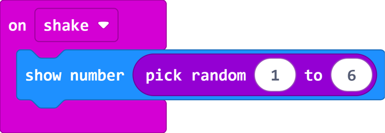 Digital Dice code blocks